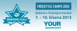 Snowboard Zezula Freestyle Camp Gravity park v Deštné